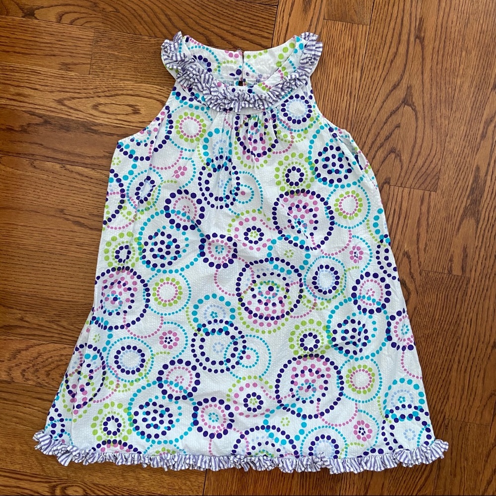 Girls Sz. 12 Seersucker Dress Chez Ami/Patsy Aiken